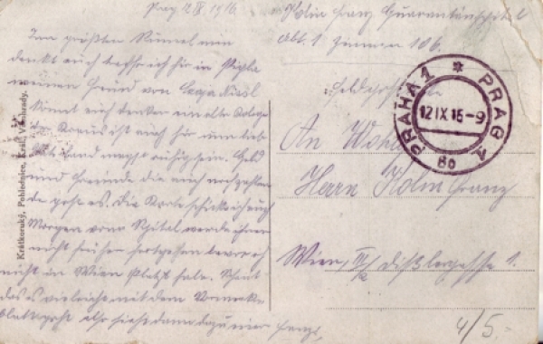 Prager Kleinseite + Hradschin 1916 95 004 ●